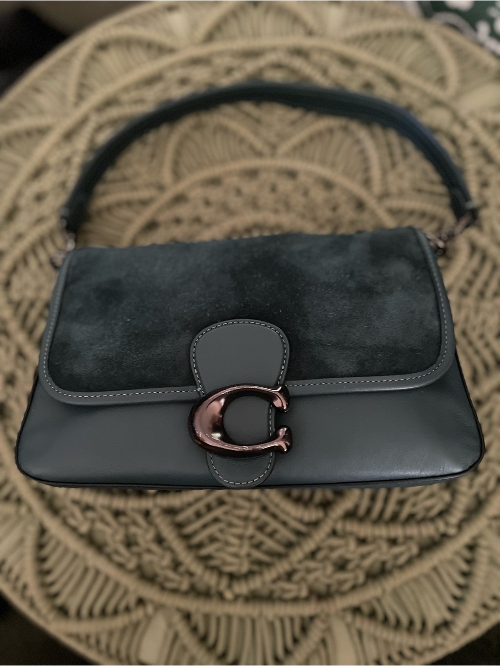Coach Soft Tabby Dark Teal